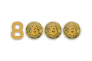 Bitcoin sopra 8000