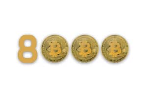 Bitcoin nuovamente sopra gli 8000 $