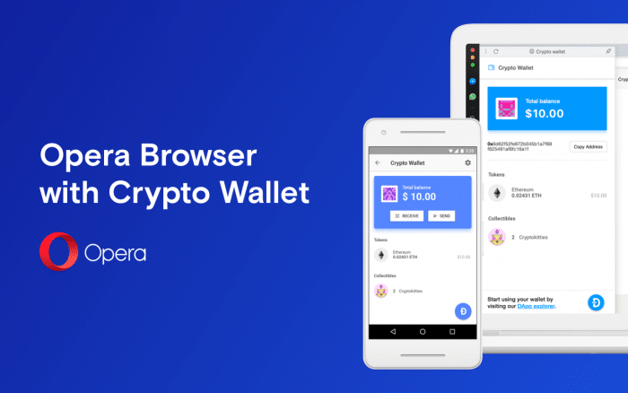 Web 3.0 Opera il primo Browser con un Wallet incorporato