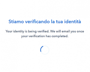 Coinbase Verifica documento