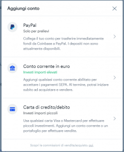 Acquistare Bitcoin e altre Criptovalute su Coinbase