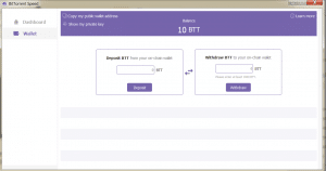 Bittorrent speed Wallet