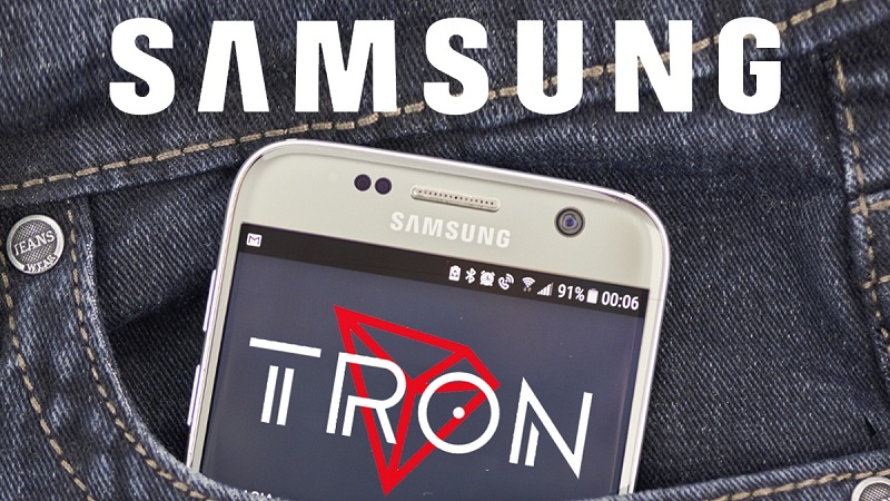 Tron BlockChain integrata con Samsung Blockchain Keystore
